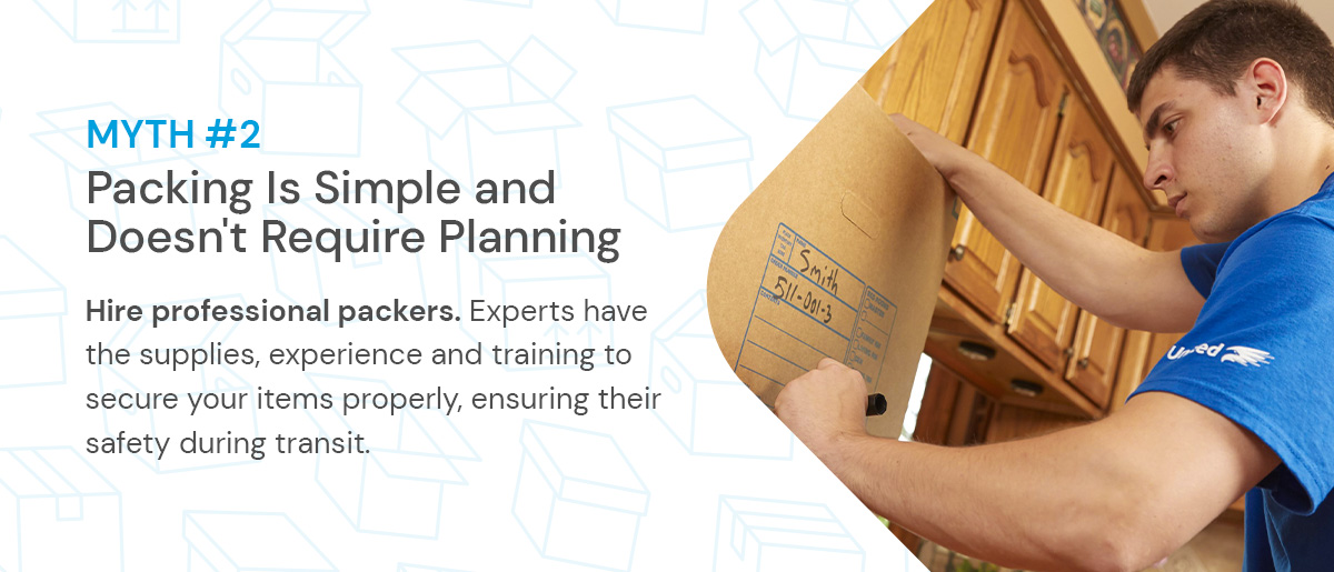 Myth #2: Packing Is Simple and Doesn't Require Planning